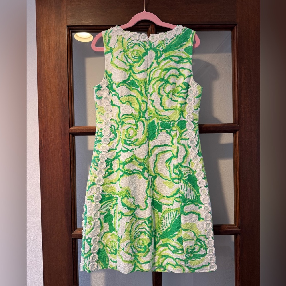 Lily Pulitzer Mila Shift Dress Resort White Heartbreakers - Picture 2 of 3